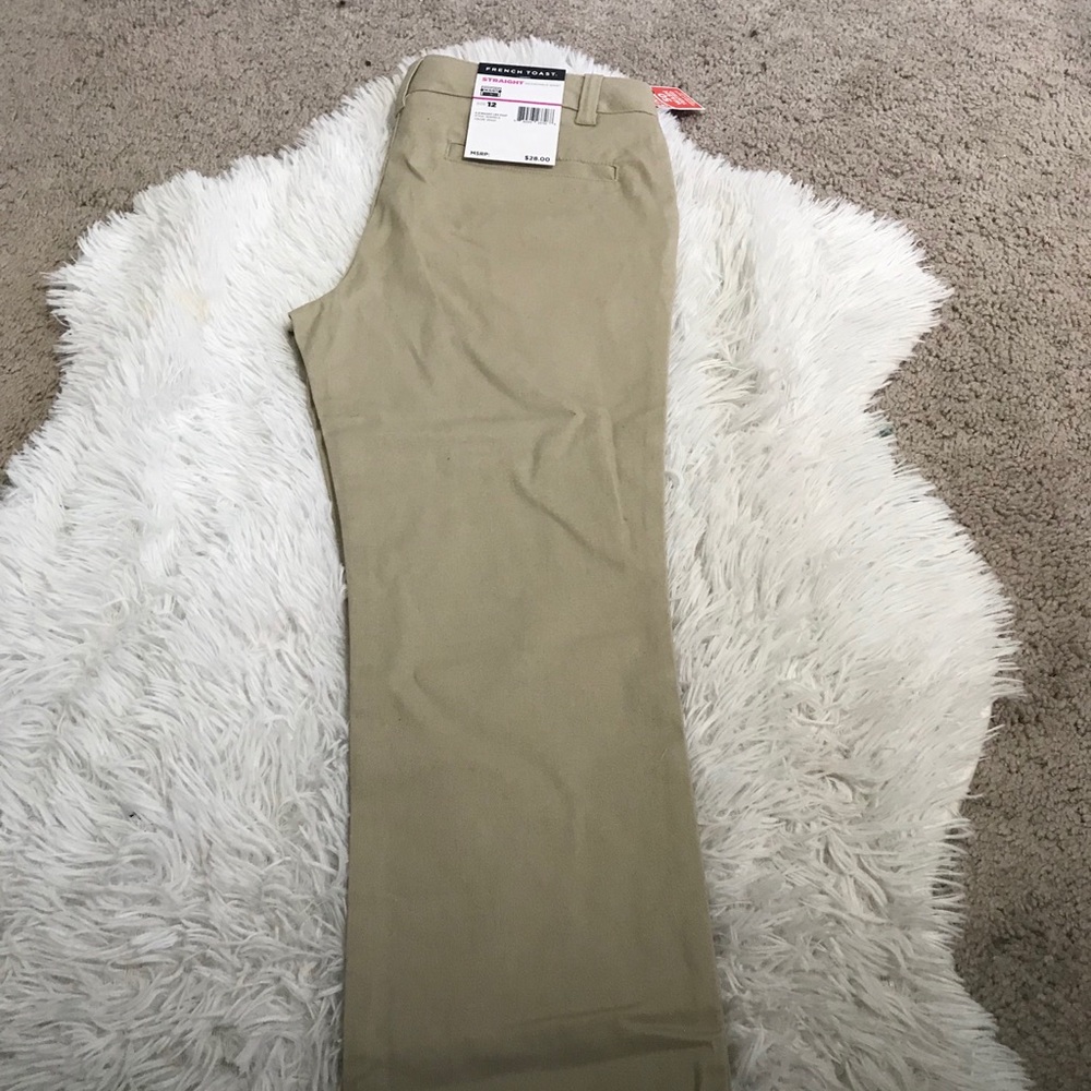 Girls Khaki Pants (Never Worn)